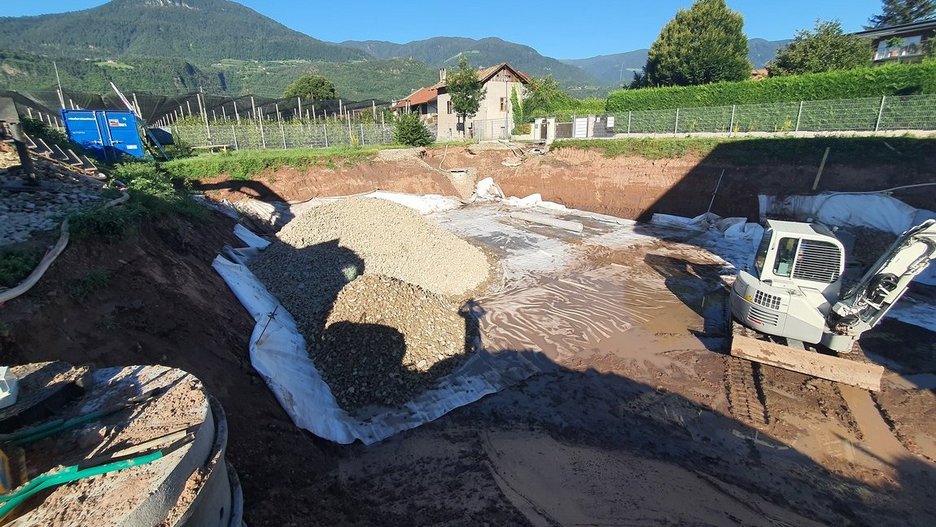 Alpin Geologie: Erweiterung eines Wohnhauses