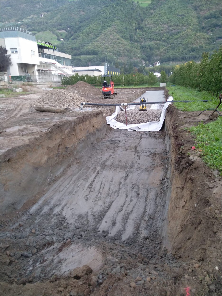 Alpin Geologie: Ampliamento di un areale aziendale