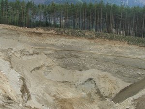 Gravel pit: exploration of new extraction areas and applying for a mining licence