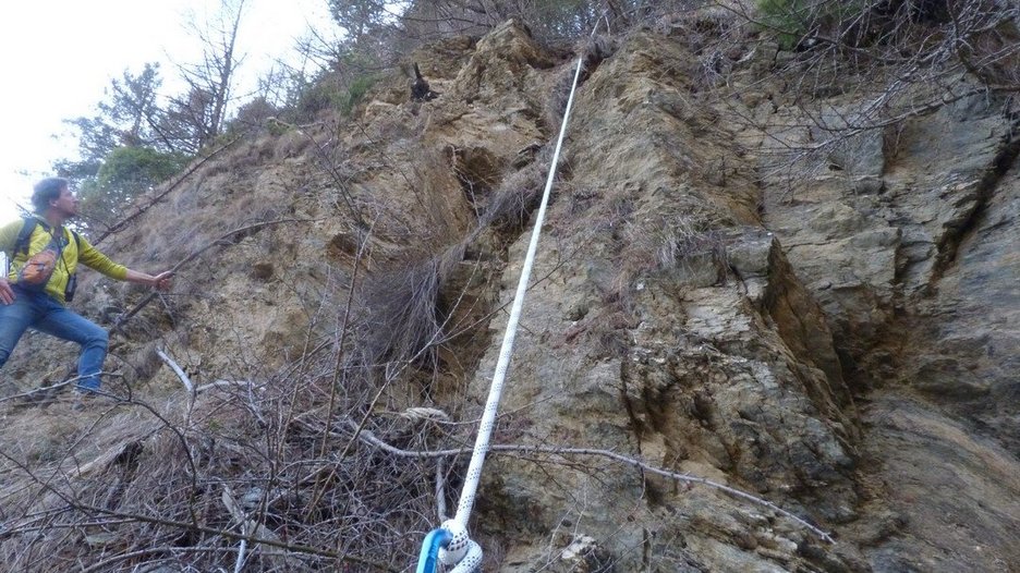 Alpin Geologie: Construction of a suspension bridge in the area Fallerbach-Patsch