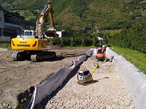 Erweiterung eines Betriebsgeländes