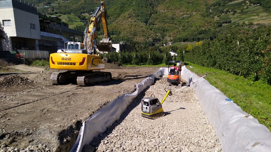 Alpin Geologie: Erweiterung eines Betriebsgeländes