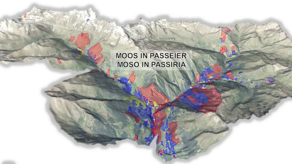 Alpin Geologie: Hazard Zone Plan