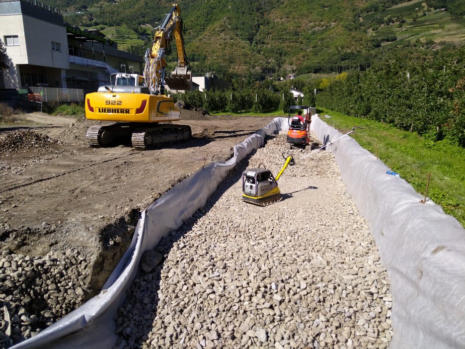 Alpin Geologie: Ampliamento di un areale aziendale