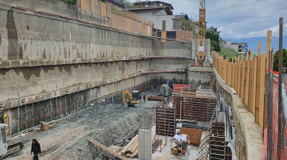 Alpin Geologie: Errichtung einer neuen Wohnanlage