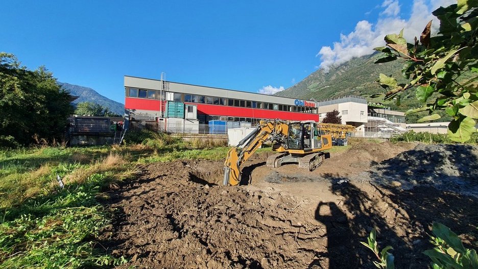 Alpin Geologie: Erweiterung eines Betriebsgeländes