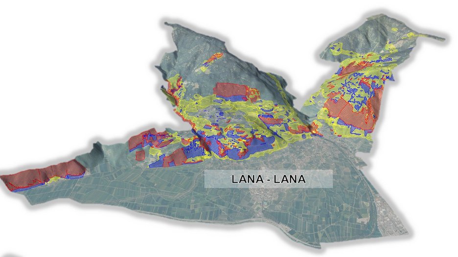 Alpin Geologie: Gefahrenzonenplan