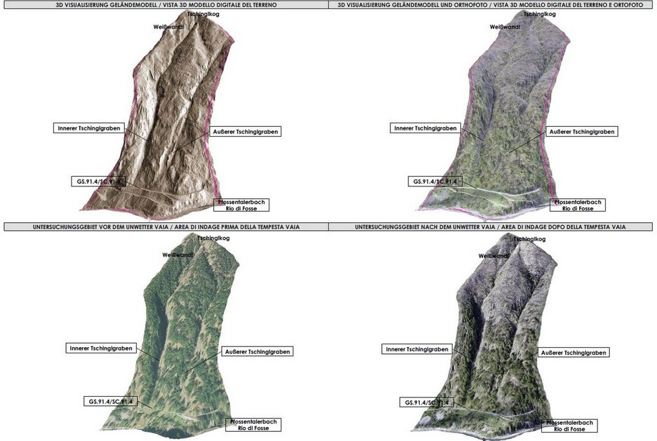 Alpin Geologie: Val di Fosse-S.C.91.4 "Tschingl Lahn"