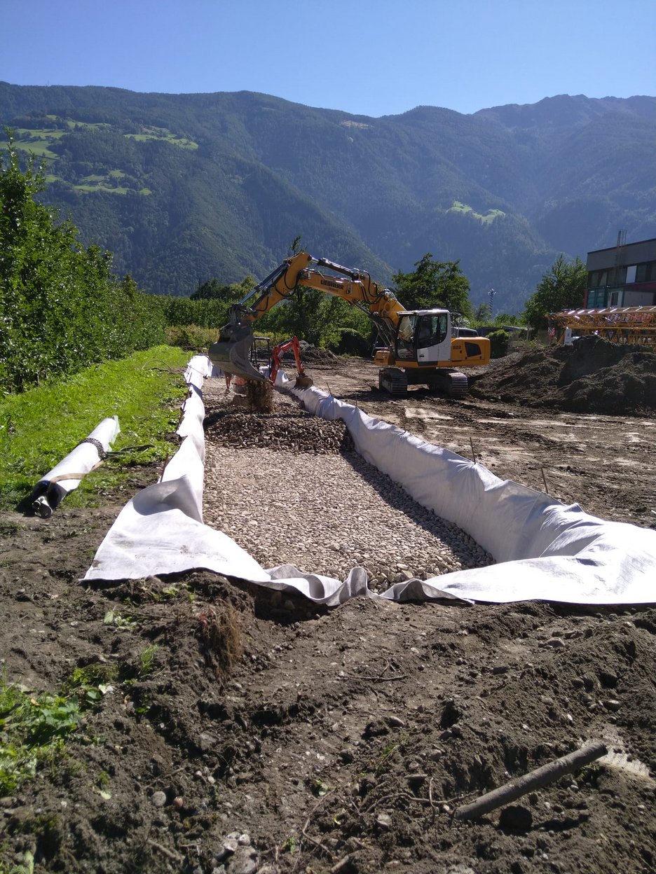 Alpin Geologie: Ampliamento di un areale aziendale