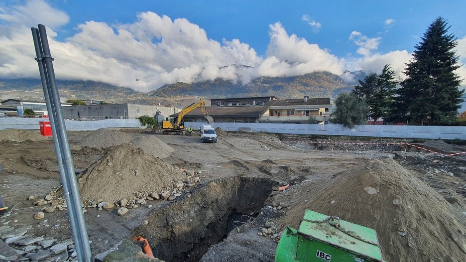 Alpin Geologie: Construction of a new school complex