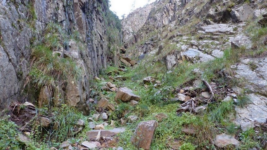 Alpin Geologie: Pfossentalerstraße-G.S.91.4 "Tschingl Lahn"