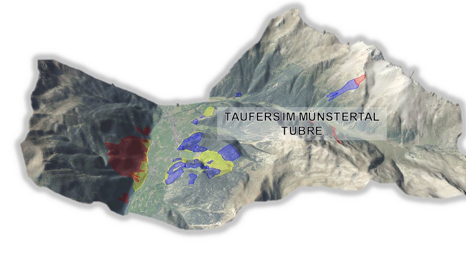 Alpin Geologie: Hazard Zone Plan