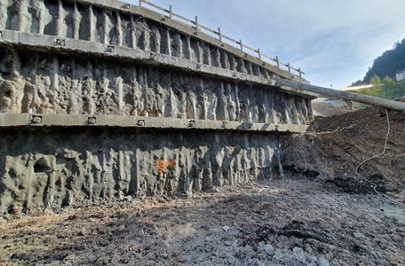 Demolition and reconstruction of a residential building