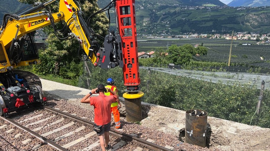 Alpin Geologie: Electrification of the Venosta/Vinschgau valley train line
