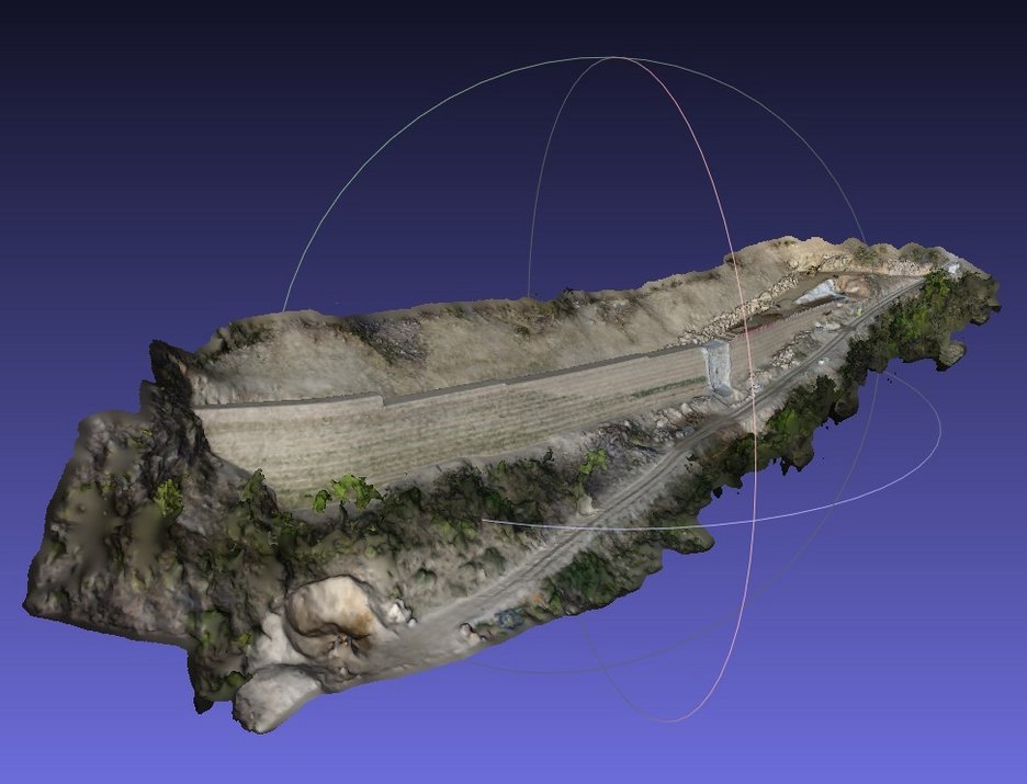 Alpin Geologie: Costruzione di un tomo/vallo paramassi a monte dell'abitato di Ciardes