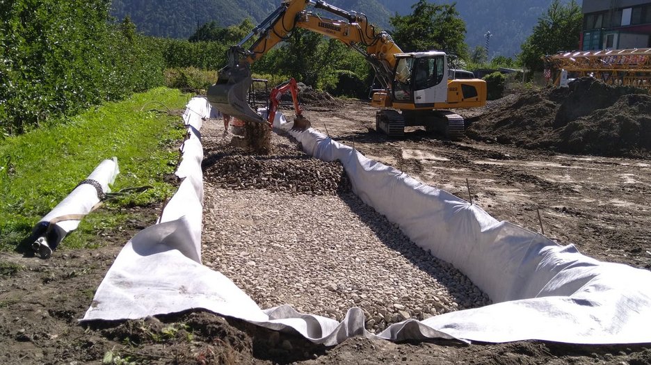 Alpin Geologie: Erweiterung eines Betriebsgeländes