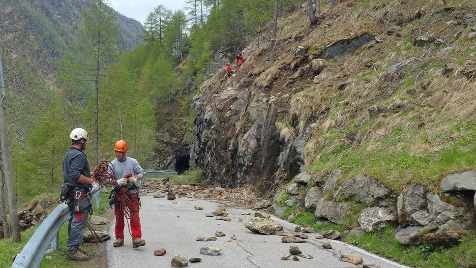 Alpin Geologie: Interventi di somma urgenza a seguito dei danni provocati dal maltempo sulla S.C. 91.4-Val di Fosse