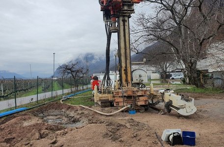 Tiefbrunnen für Grundwasser-Wärmepumpe