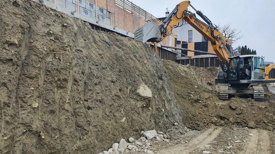 Alpin Geologie: Errichtung einer neuen Wohnanlage