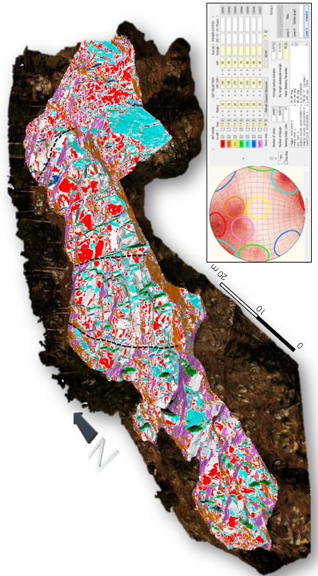 Alpin Geologie: Construction of rockfall defense structures along the Pustertal railway line